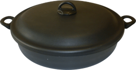 Arrocera de 40 cm con tapa - Capacidad 10 litros - Clave A-40 - Sartenes Estrella Arrocera de 40 cm con tapa - Capacidad 10 litros - Clave A-40 - Sartenes Estrella